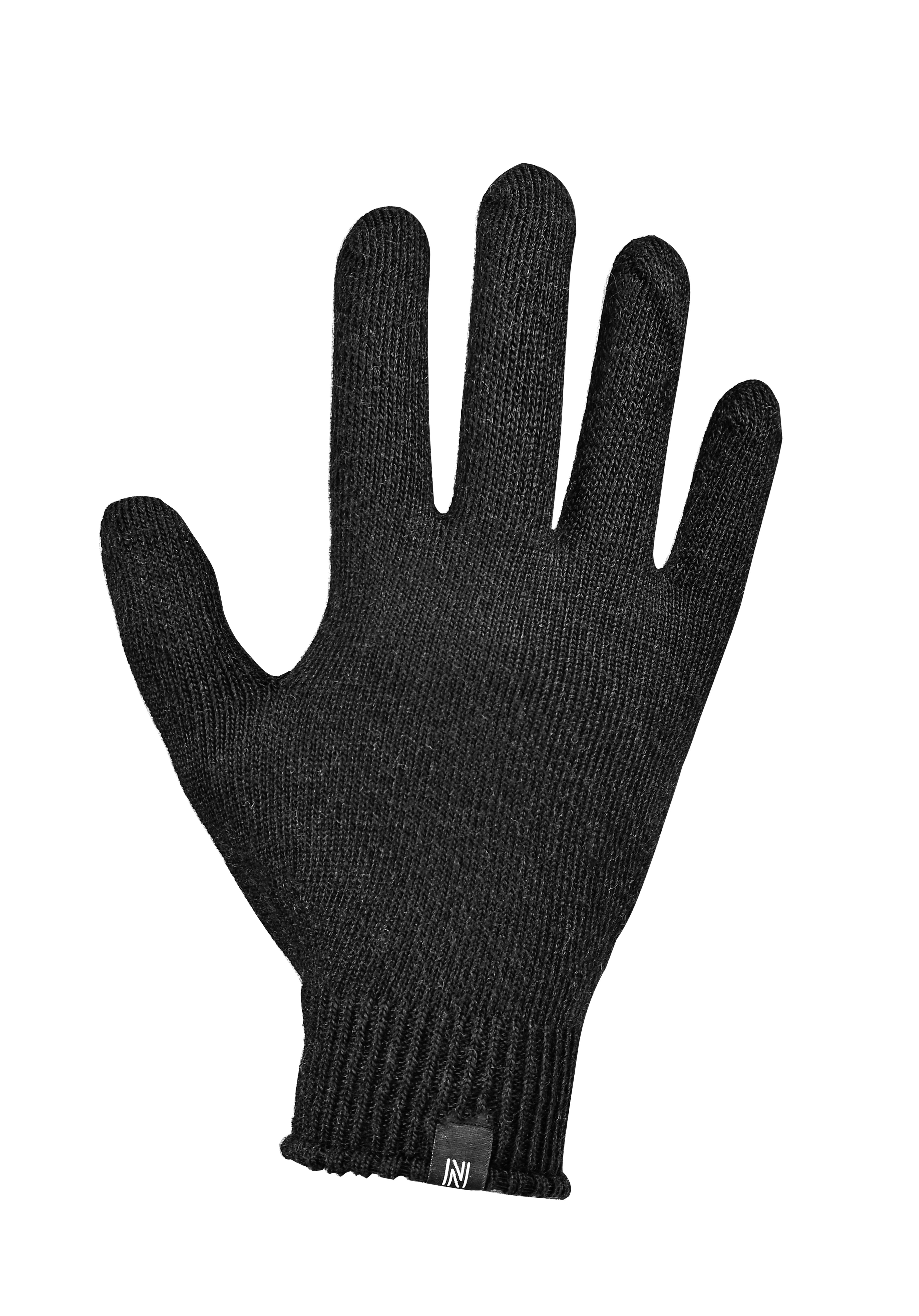 BIBURY %70 Merino Yünlü Eldiven Siyah