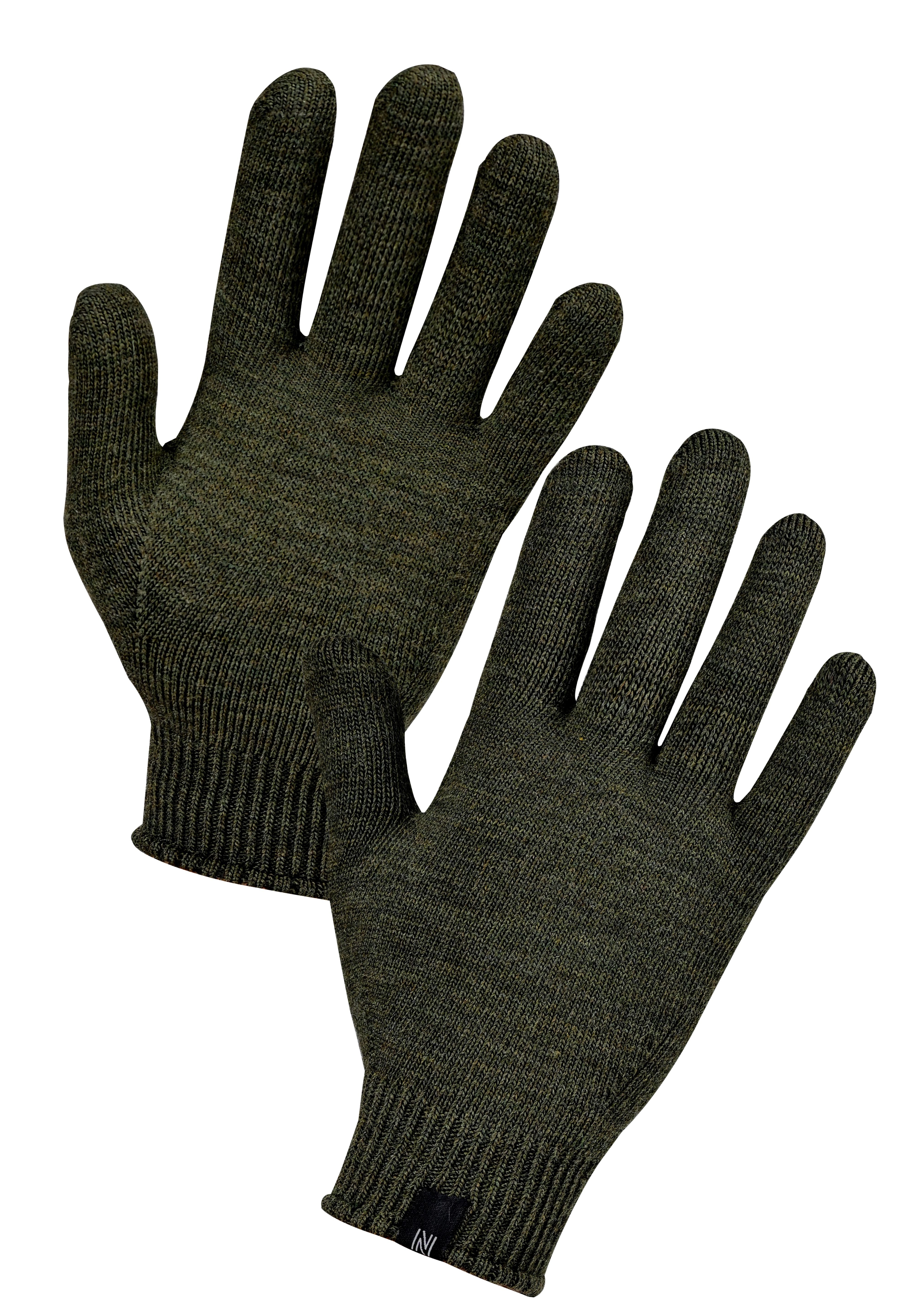 BIBURY %70 Merino Yünlü Eldiven Yeşil