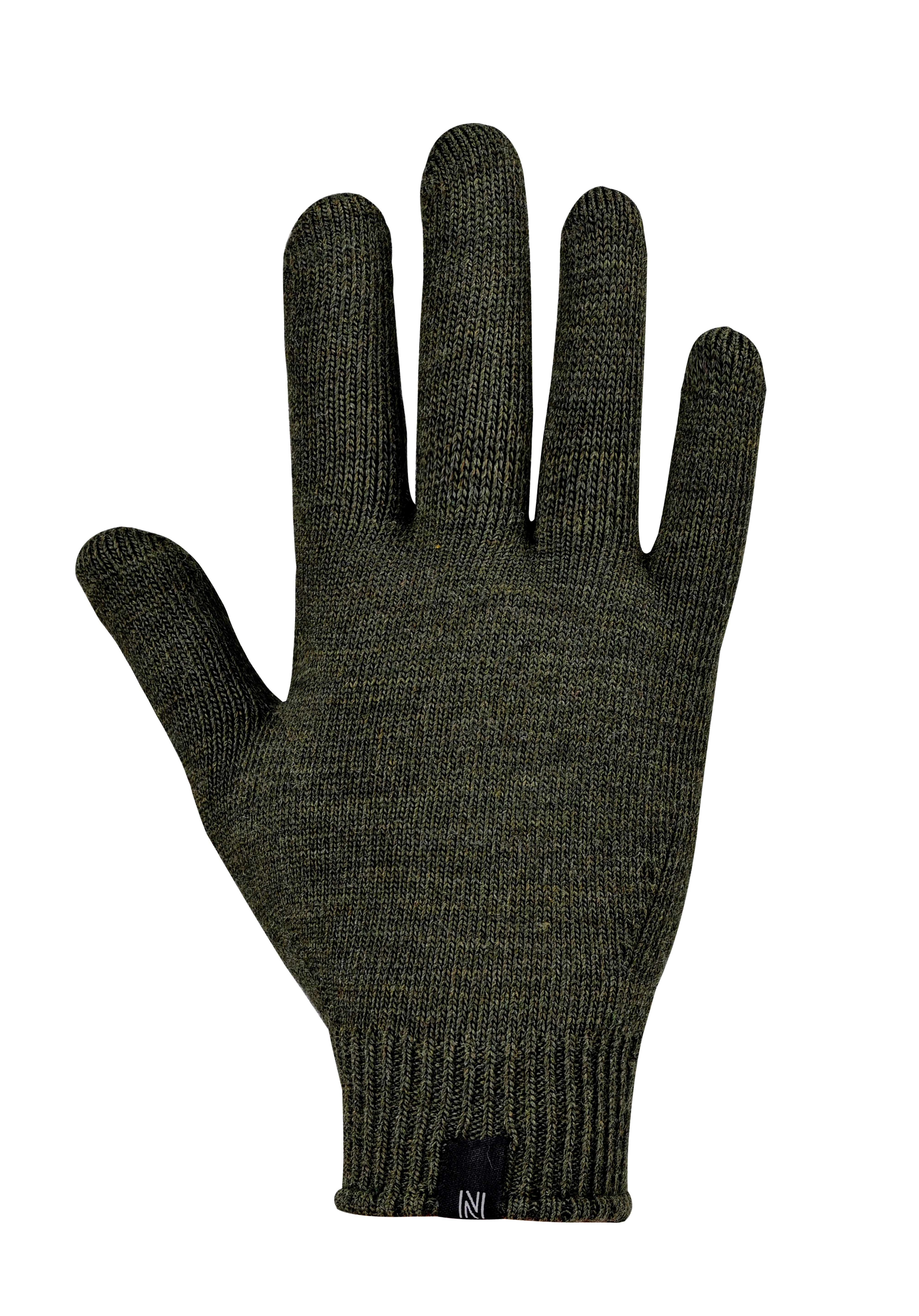 BIBURY %70 Merino Yünlü Eldiven Yeşil