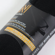 Contractor Çelik Başlıklı İş Botları için Yastıklı ve Takviyeli Termal Çorap Siyah