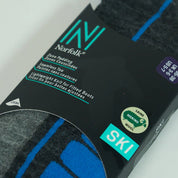 Courchevel Merinos Yünü Hafif Kayak Çorabı Mavi