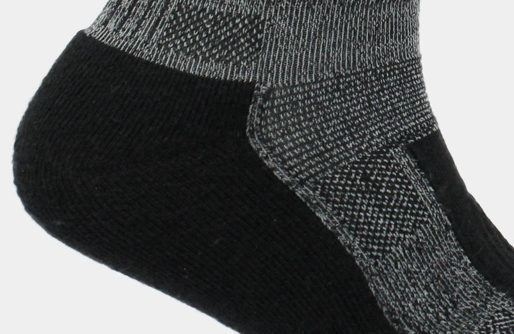 Donatello PROLEN® ve Merinos Yünü Çift Katmanlı Yürüyüş Çorabı Siyah