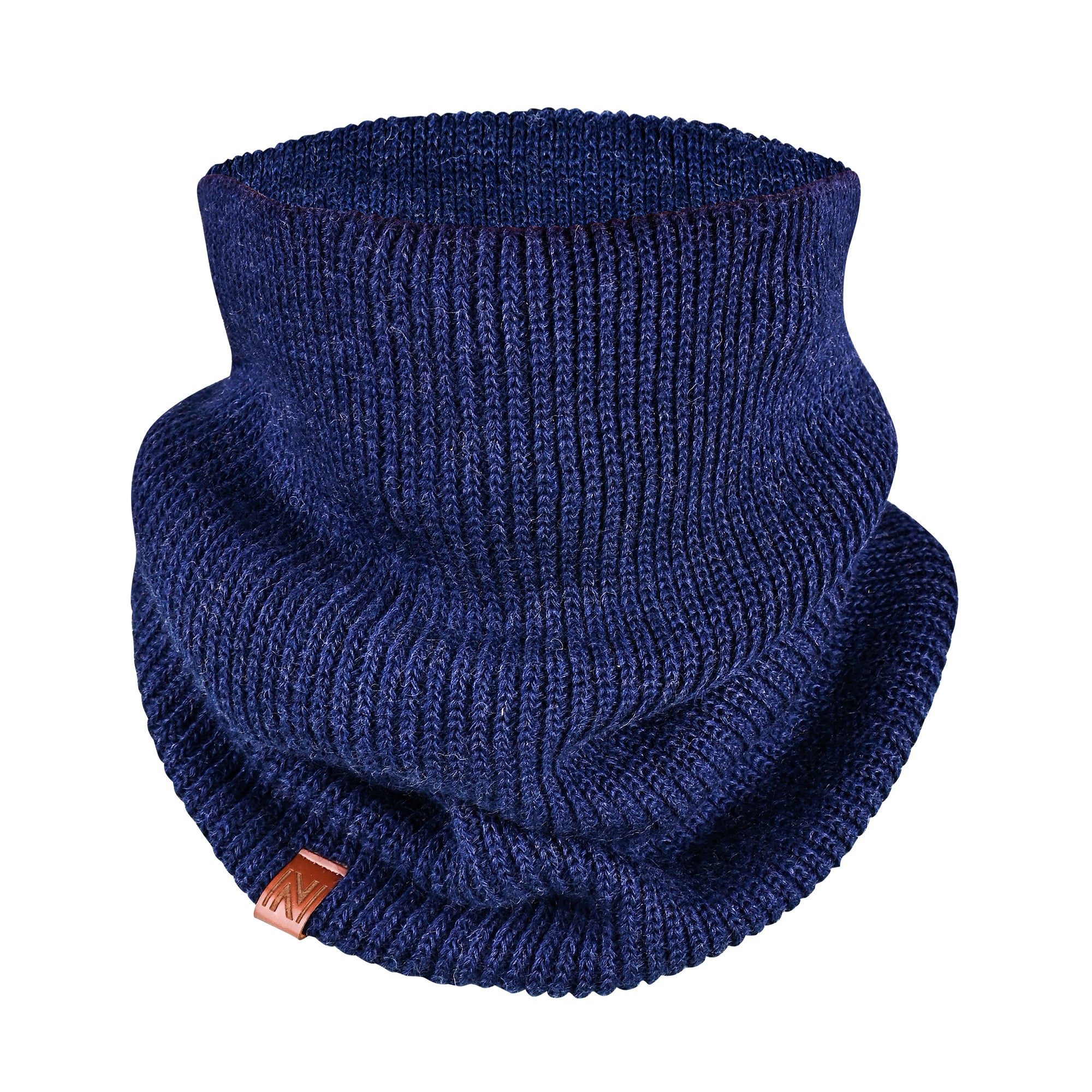 Winter Set %70 Merino Yünü Termal Bere Boyunluk ve Eldiven 3'lü Kış Seti - Lacivert