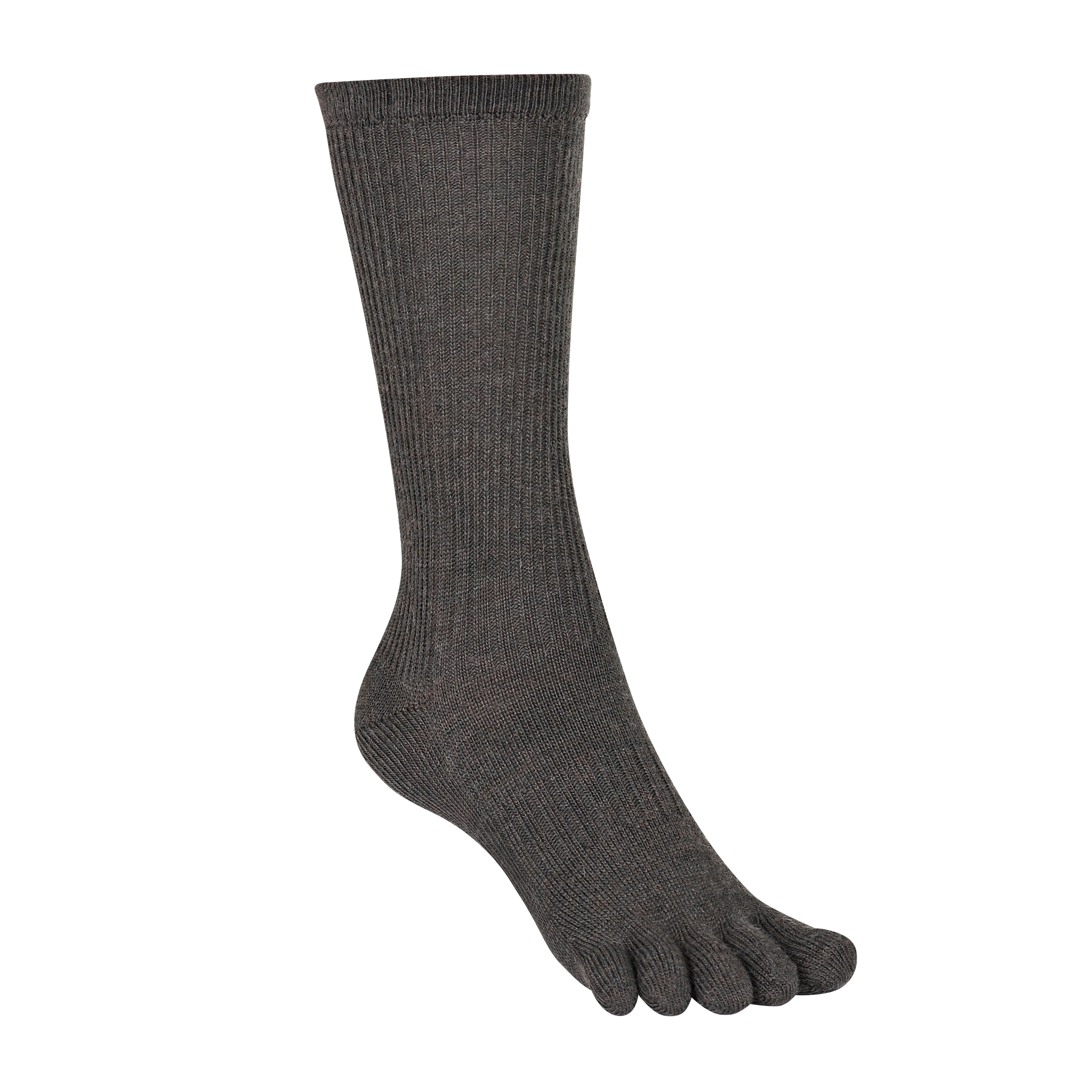 BRUGES Merino Yünlü Mantar ve Koku Önler Parmaklı Çorap 1 Çift Paket Yeşil