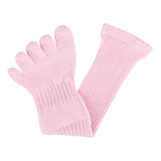 BRUGES Merino Yünlü Mantar ve Koku Önler Parmaklı Çorap 1 Çift Paket Pembe