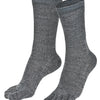 Bruges Merino Yünlü Parmaklı Çorap - Gri