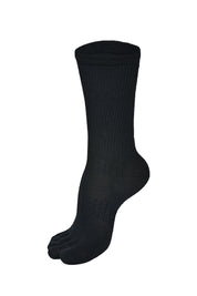 BRUGES Merino Yünlü Mantar ve Koku Önler Parmaklı Çorap 1 Çift Paket Siyah