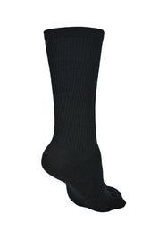 BRUGES Merino Yünlü Mantar ve Koku Önler Parmaklı Çorap 1 Çift Paket Siyah