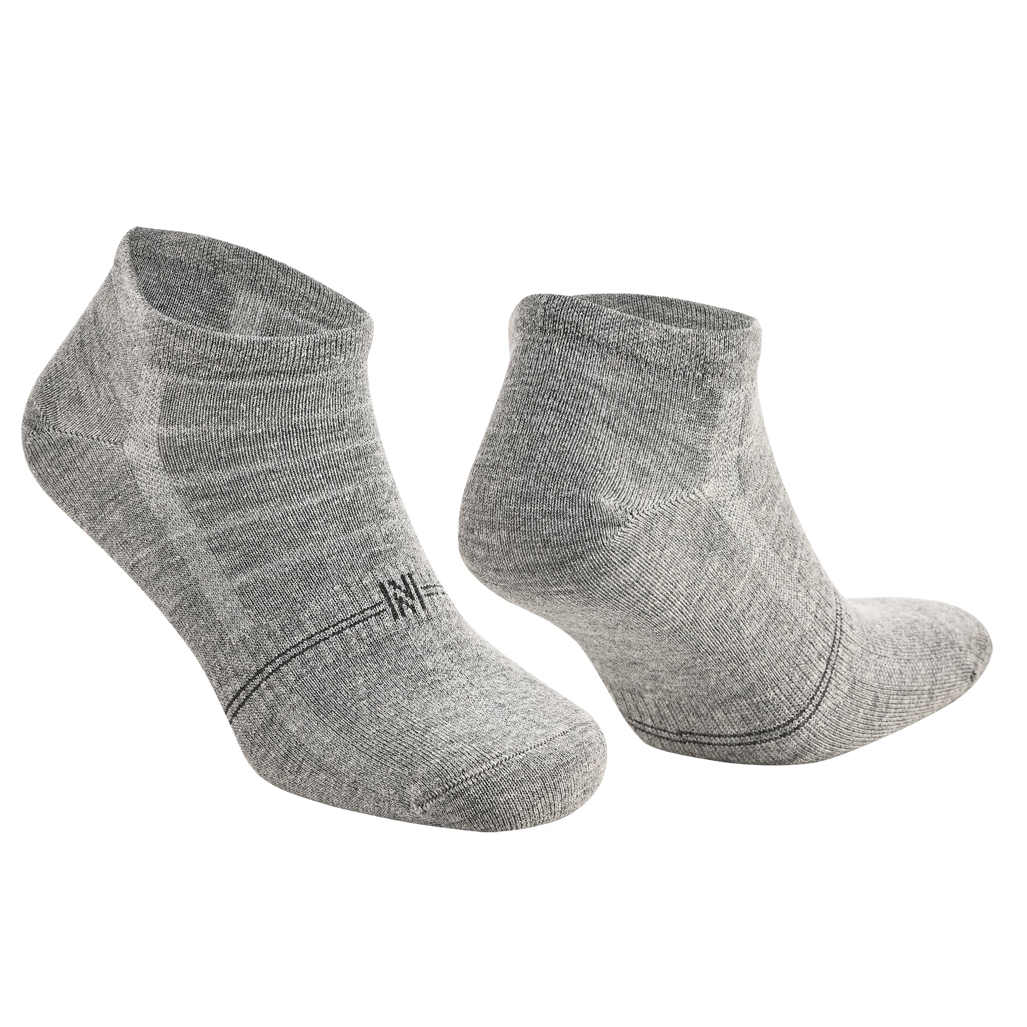 Fresh N-Twist Premium Bambu ve Pamuklu Günlük Spor Çorap Siyah/Beyaz/Gri 5 Çift - Kraft Kutu