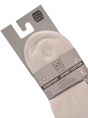 Fresh Premium Beyaz Pamuklu Günlük Spor Çorap 3'lü Paket