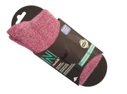 Gabby Merinos Yünü ve Bambu Tam Yastıklı Termal Outdoor Çorabı Fuşya