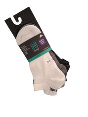 IZZY Multi-Sport Ultra Hafif Düşük Kesim Çorap 3'lü Paket Beyaz/Gri/Siyah