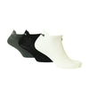 IZZY Multi-Sport Ultra Hafif Düşük Kesim Çorap 3'lü Paket Beyaz/Gri/Siyah
