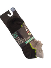 Joel LC Merino Yünü Düşük Kesim Koşu Çorabı 2'li Paket Yeşil/Kırmızı