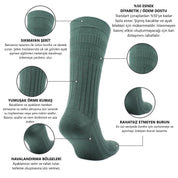 JOSEPH Comfort Fit Tenderhold Pamuklu Diyabet Çorabı 2'li Paket Gri