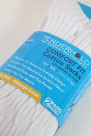 JOSEPH Comfort Fit Tenderhold Pamuklu Diyabet Çorabı 2'li Paket Beyaz