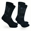 LEONARDO Merino Yünü Outdoor Yürüyüş Çorabı 2'li Paket Jet Black