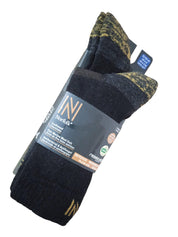 LEONARDO Bakır Telli İnce Merinos Yünlü Yastıklı Outdoor Antibakteriyel Yürüyüş Çorabı 2 Çift