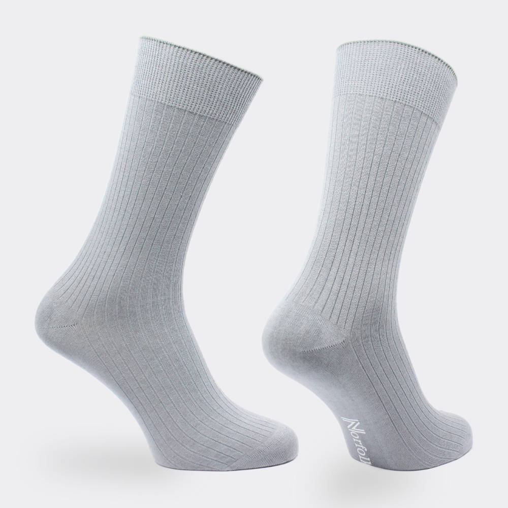 Monaco Gri Premium Lüks Kaşmir Günlük Çorap Hediye Kutusu 6'lı Paket