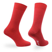 Monaco Premium Lüks Kaşmir Kırmızı Günlük Çorap 1 Çift Paket