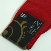 Monaco Premium Lüks Kaşmir Kırmızı Günlük Çorap 1 Çift Paket