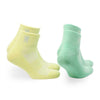 Montreal Ekstra Yastıklamalı Pamuk Günlük Spor Çorabı 2'li Paket Sarı/Yeşil