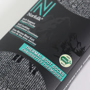 Nordique Merinos Yünü Tam Yastıklamalı Termal Outdoor Çorabı Gri