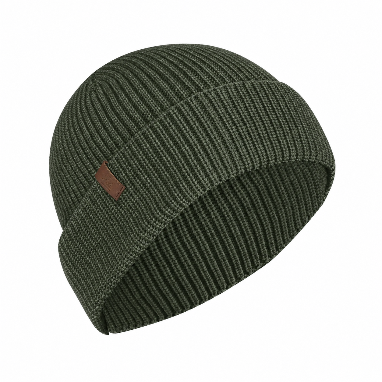 Winter Set %70 Merino Yünü Termal Bere Boyunluk ve Eldiven 3'lü Kış Seti - Yeşil