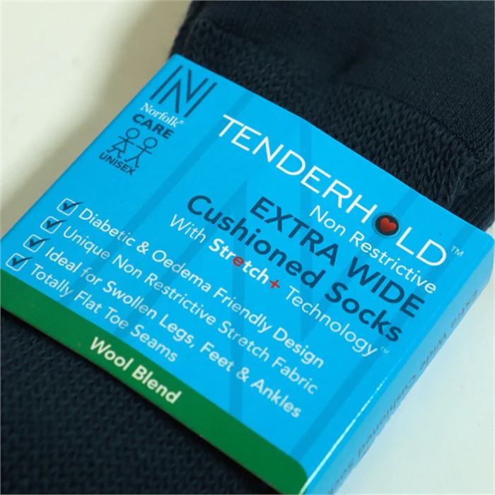 PETER Yün Stretch+ Teknolojisine Sahip Tam Yastıklı Ekstra Genişleyen Çorap 2 Çift Paket Gri