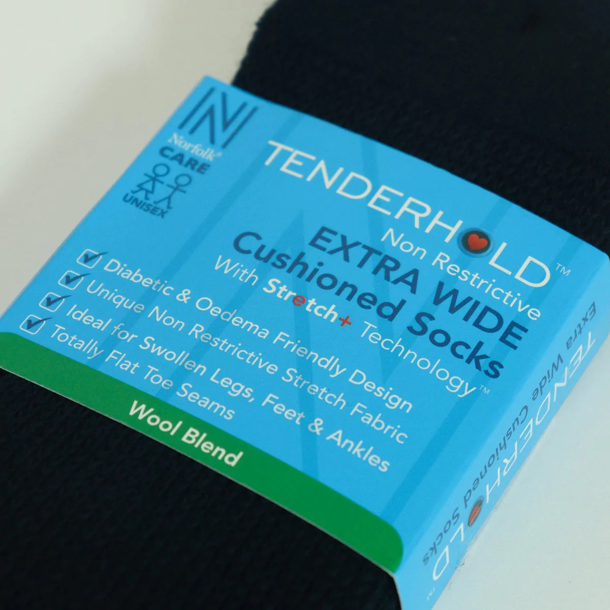 PETER Yün Stretch+ Teknolojisine Sahip Tam Yastıklı Ekstra Genişleyen Çorap 2 Çift Paket Lacivert