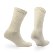 PETER Yün Stretch+ Teknolojisine Sahip Tam Yastıklı Ekstra Genişleyen Çorap 2 Çift Paket Krem