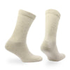 PETER Yün Stretch+ Teknolojisine Sahip Tam Yastıklı Ekstra Genişleyen Çorap 2 Çift Paket Krem