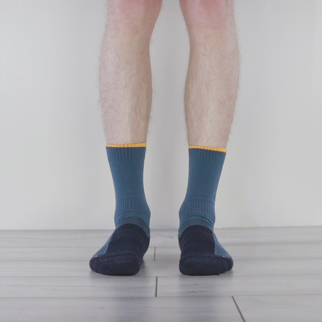 Donatello PROLEN® ve Merinos Yünü Çift Katmanlı Yürüyüş Çorabı Siyah