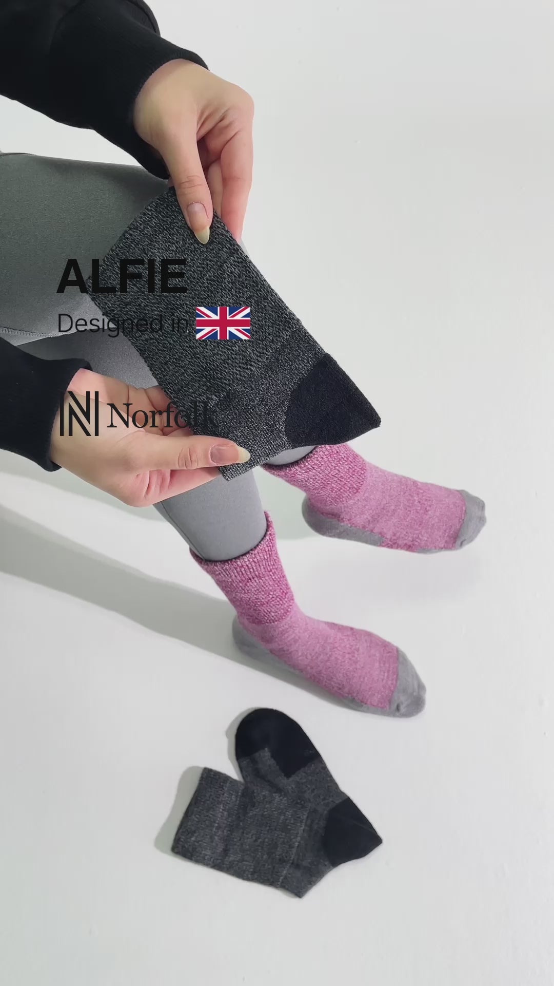 Alfie Minderli Diyabet Ve Ödem Dostu Günlük/yürüyüş Çorabı Kahverengi