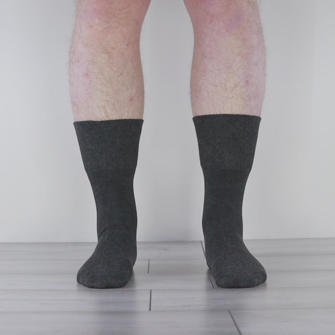 Cambridge Stretch+ Teknolojisine Sahip Ekstra Comfort Fit Bambu Çorap Antrasit 2'li Paket