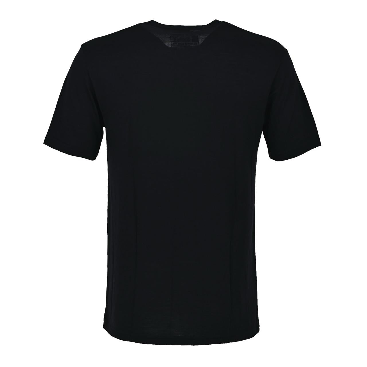 RAGNAR Organik Non-Mulesed %100 Merino Yünü T-Shirt - Siyah