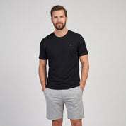 RAGNAR Organik Non-Mulesed %100 Merino Yünü T-Shirt - Siyah