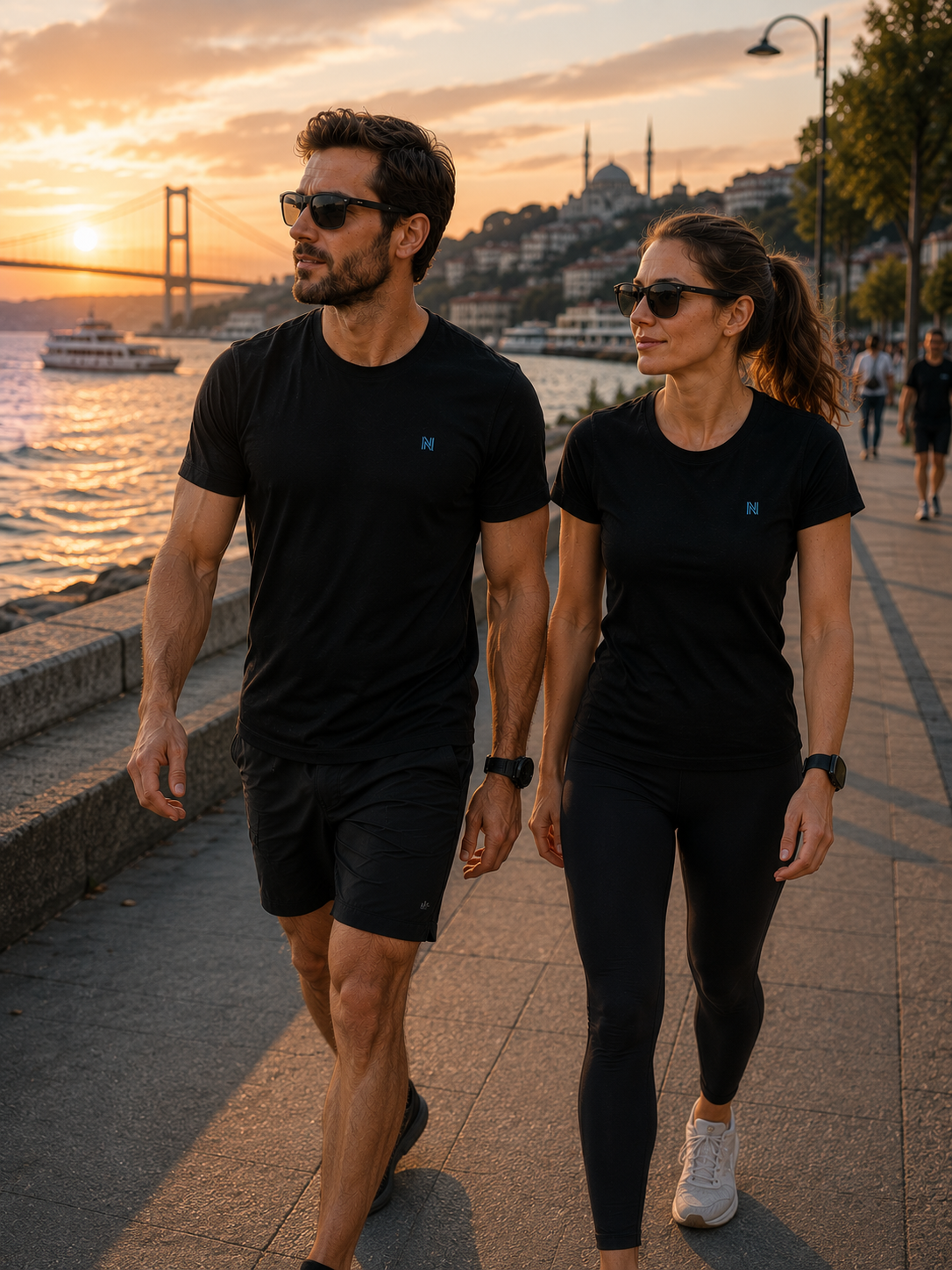 RAGNAR Organik Non-Mulesed %100 Merino Yünü T-Shirt - Siyah