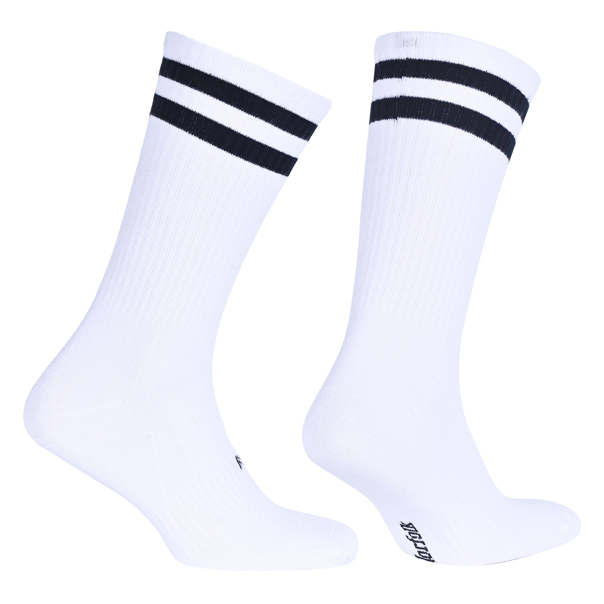 RETRO N-TWIST Bambu ve Pamuklu Günlük Çorap Beyaz 4 Çift - Kraft Kutu