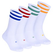 RETRO N-TWIST Bambu ve Pamuklu Günlük Çorap Colorful 4 Çift - Kraft Kutu