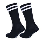 RETRO N-TWIST Bambu ve Pamuklu Günlük Çorap Siyah 4 Çift - Kraft Kutu