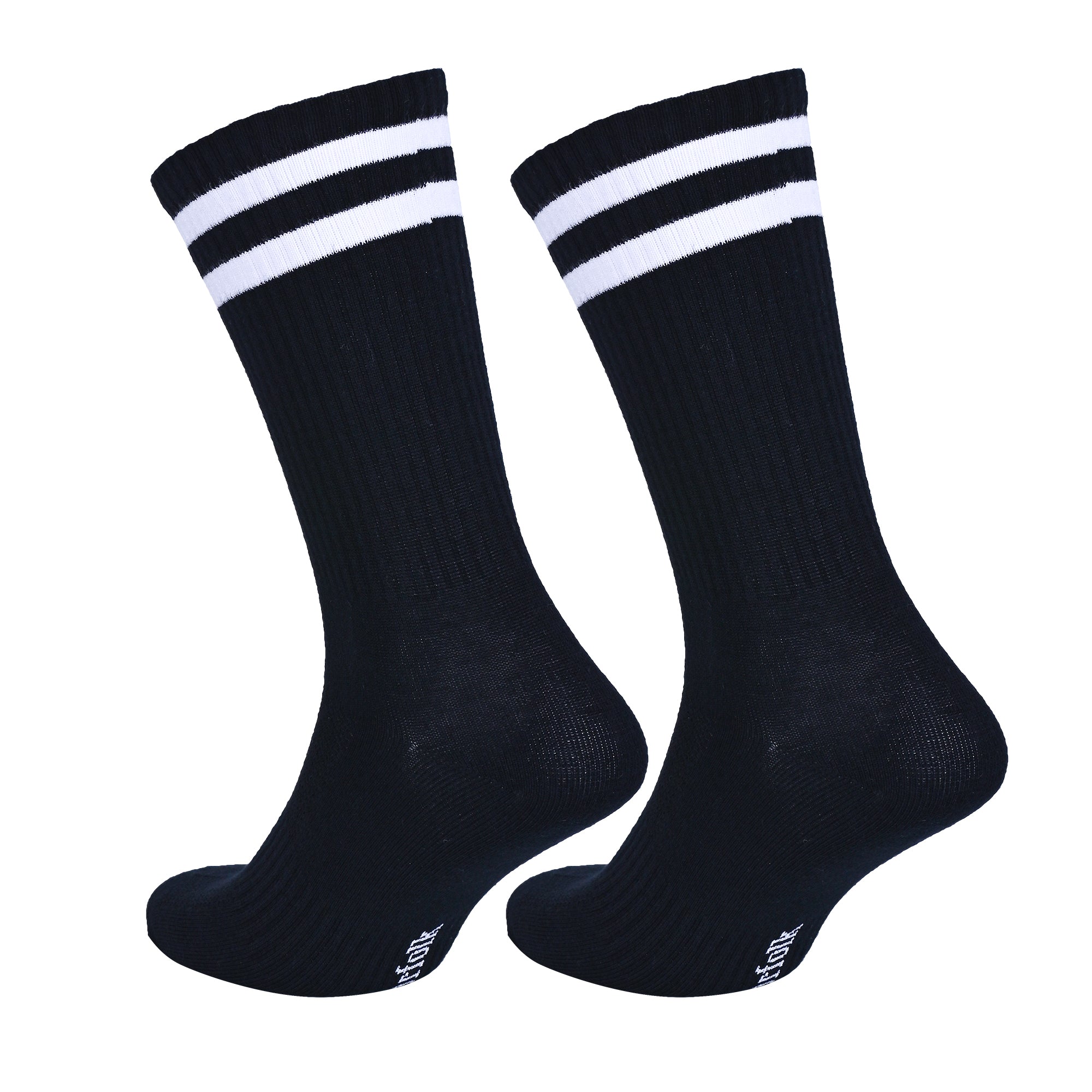 RETRO N-TWIST Bambu ve Pamuklu Günlük Çorap Siyah 4 Çift - Kraft Kutu