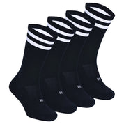 RETRO N-TWIST Bambu ve Pamuklu Günlük Çorap Siyah 4 Çift - Kraft Kutu