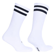 RETRO N-TWIST Bambu ve Pamuklu Günlük Çorap Siyah/Beyaz 4 Çift - Kraft Kutu