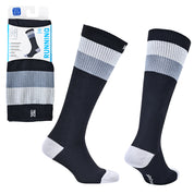 SEVILLA Gelişmiş Nem Kontrollü Light Compression Profesyonel Koşu Çorabı - Siyah/Gri