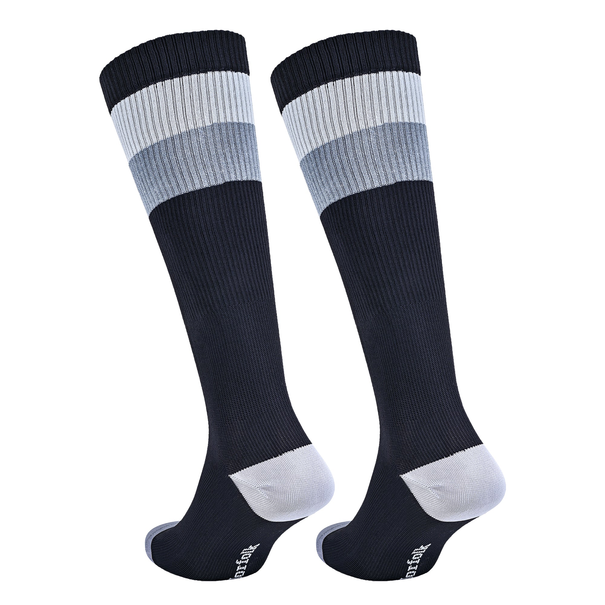 SEVILLA Gelişmiş Nem Kontrollü Light Compression Profesyonel Koşu Çorabı - Siyah/Gri