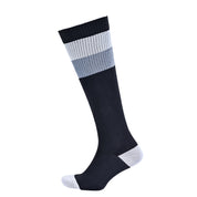 SEVILLA Gelişmiş Nem Kontrollü Light Compression Profesyonel Koşu Çorabı - Siyah/Gri