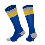 SEVILLA Gelişmiş Nem Kontrollü Light Compression Profesyonel Koşu Çorabı - Lacivert/Sarı