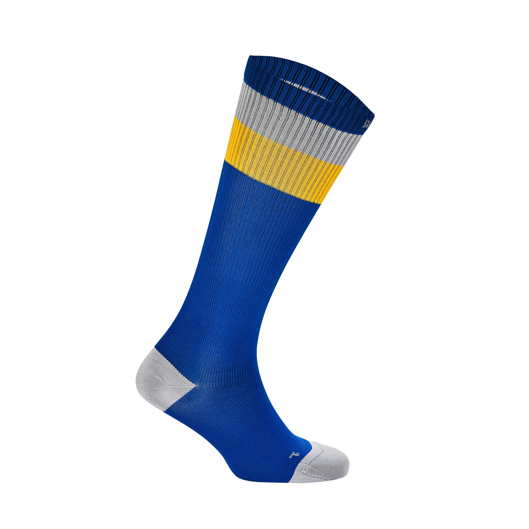 SEVILLA Gelişmiş Nem Kontrollü Light Compression Profesyonel Koşu Çorabı - Lacivert/Sarı