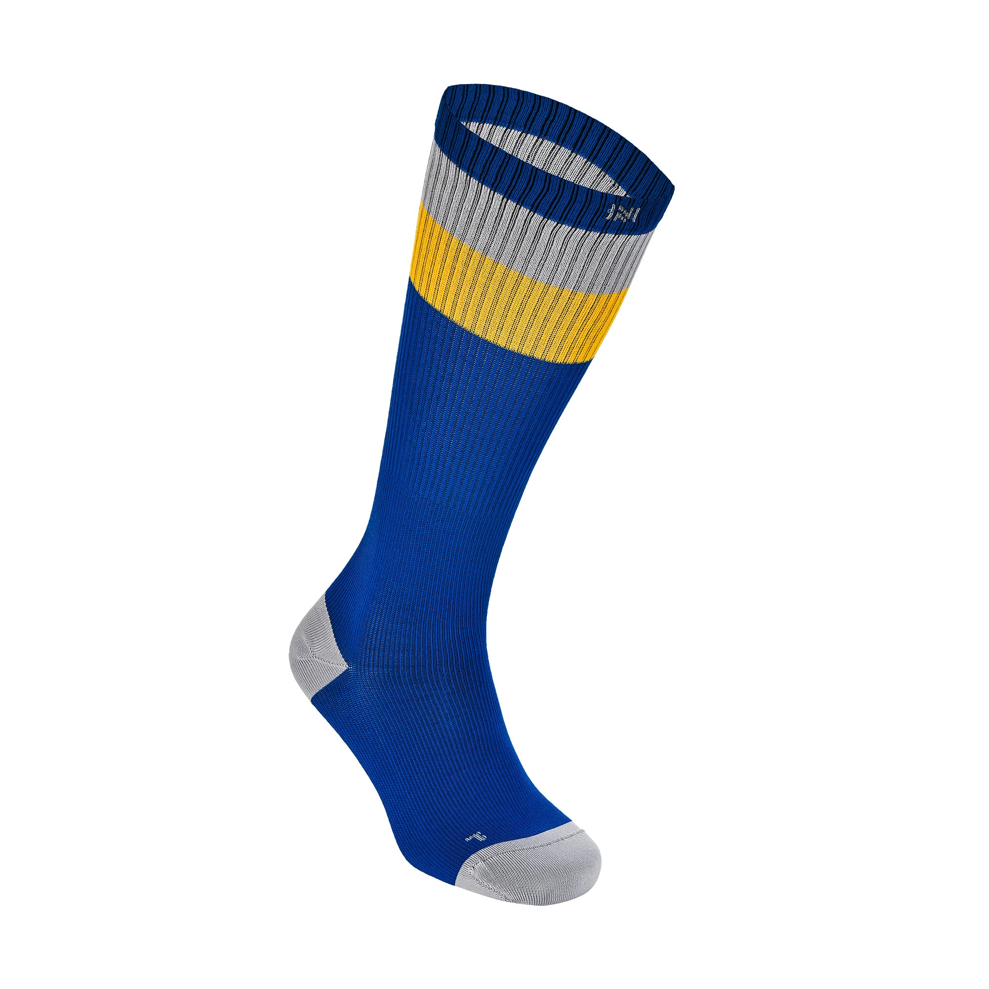 SEVILLA Gelişmiş Nem Kontrollü Light Compression Profesyonel Koşu Çorabı - Lacivert/Sarı